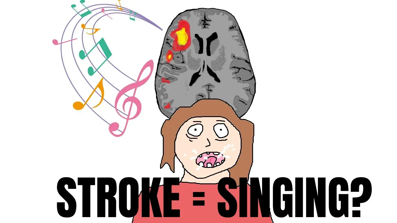 A woman who can't talk but can sing